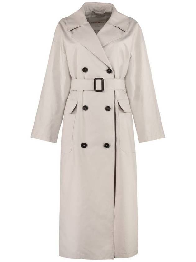 'S Max Mara The Cube - Atrench Gabardine Trench Coat - S MAX MARA - BALAAN 1