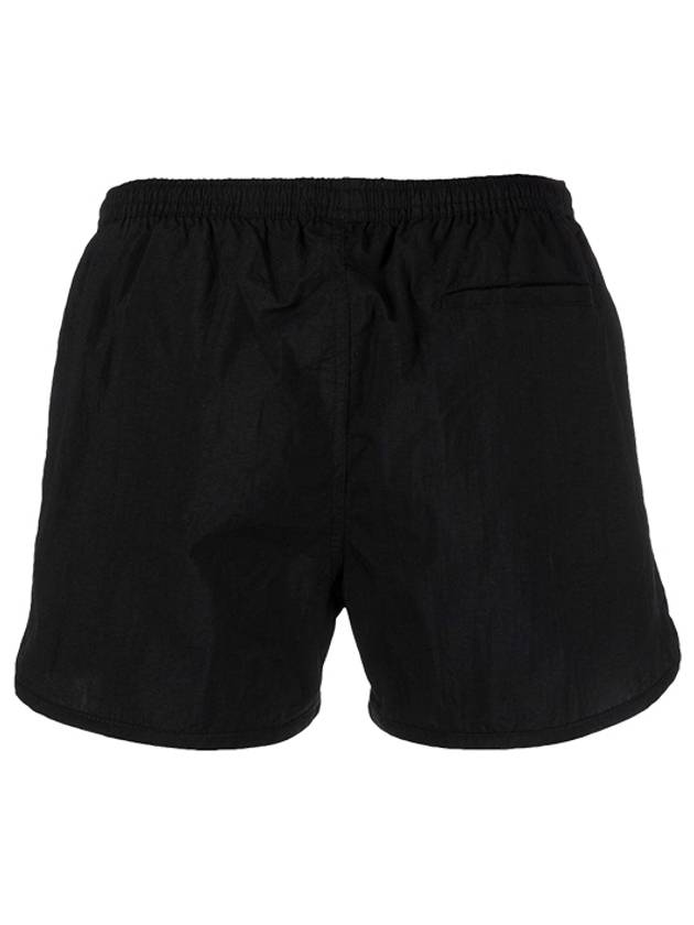 Men's Heart Logo Swim Pants Black - AMI - BALAAN.