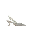 J'adior Slingback Heels Grey - DIOR - BALAAN 3