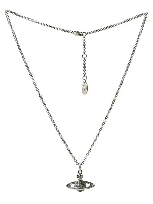 Mini Bas Relief Pendant Necklace Silver - VIVIENNE WESTWOOD - BALAAN 2