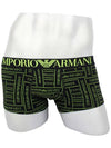 Men's Eagle Brand Logo Band Briefs Black Green - EMPORIO ARMANI - BALAAN 2