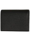 Vara Bow Gloss Flap Half Wallet Black - SALVATORE FERRAGAMO - BALAAN 3