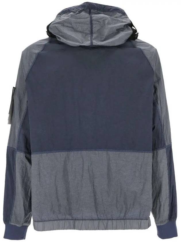 Nylon Metal Windbreaker Blue - STONE ISLAND - BALAAN 3