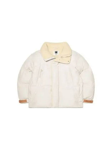 KODAK Apparel Brownie Short Down Jacket IVORY - KODO - BALAAN 1