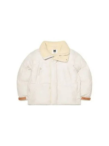 KODAK Apparel Brownie Short Down Jacket IVORY - KODO - BALAAN 1