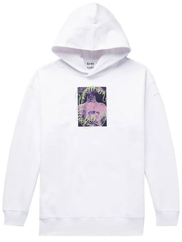 12Th Anniversary Solstice Print Hoodie White - ACNE STUDIOS - BALAAN 3