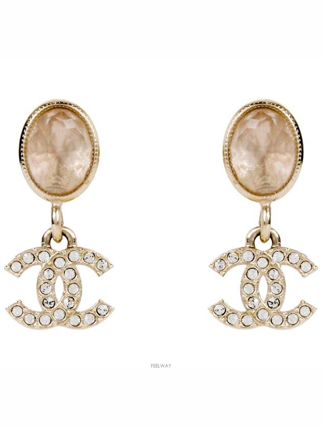 Opal CC drop earrings 73659 - CHANEL - BALAAN 1