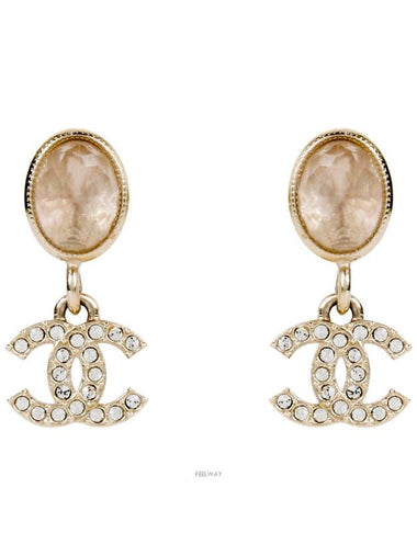 Opal CC drop earrings 73659 - CHANEL - BALAAN 1