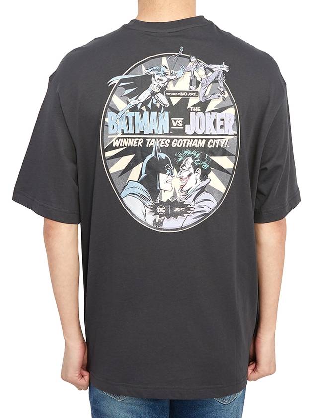 DC Batman Short Sleeve T-shirt Grey - REEBOK - BALAAN 5