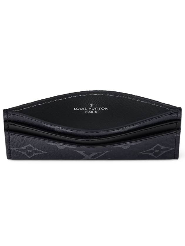 Monogram Eclipse Double Card Wallet Black - LOUIS VUITTON - BALAAN 5