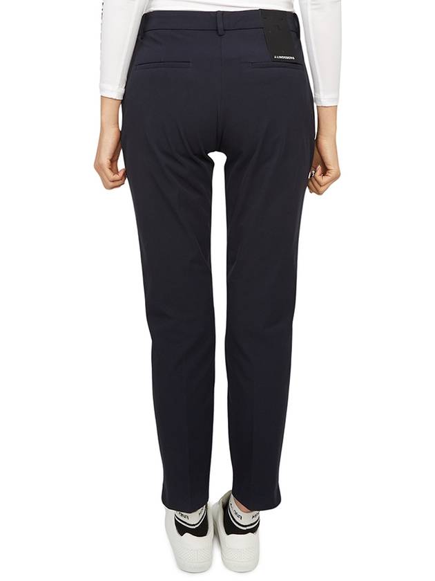 Women's Lei Fleece Twill Pants Navy - J.LINDEBERG - BALAAN 5