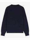 LM00818KT1093 Foxhead Ribbed Wool Sweater Navy - MAISON KITSUNE - BALAAN 5