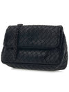 Intrecciato Nappa Chain Mini Shoulder Bag Black - BOTTEGA VENETA - BALAAN 3