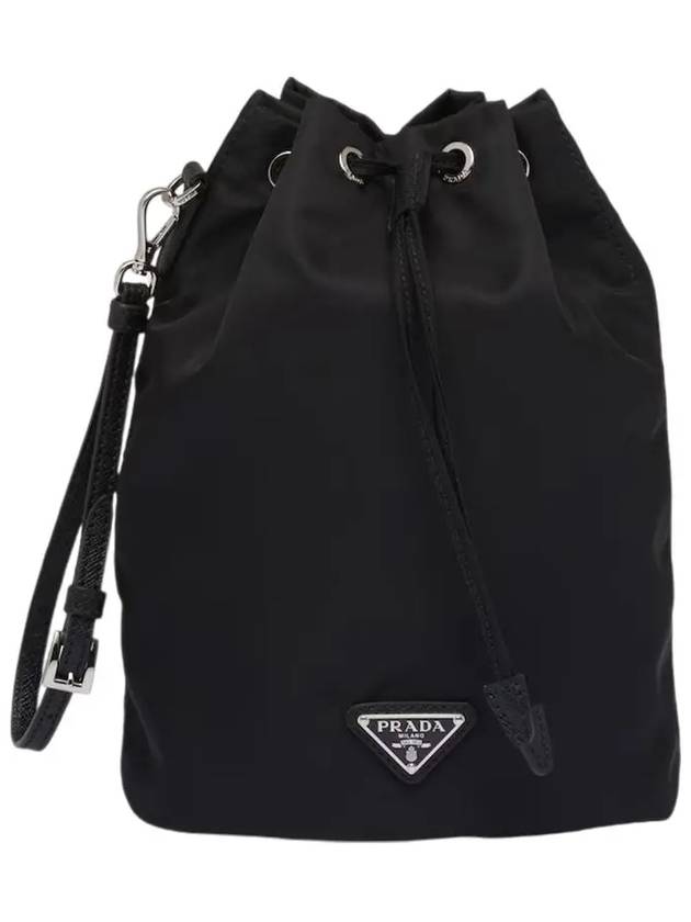 Re-Nylon Drawstring Pouch Black - PRADA - BALAAN 6