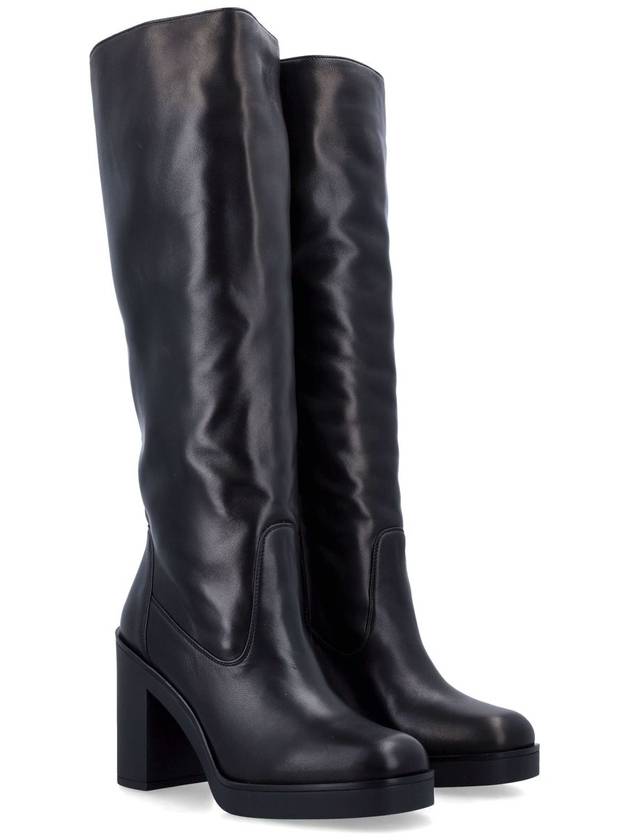 Bethenny 80 leather long boots black - STUART WEITZMAN - BALAAN 3