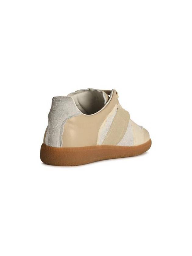 Maison Margiela 'Replica' Cream Suede Sneakers - MAISON MARGIELA - BALAAN 3