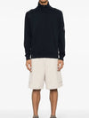 Light Fleece Half Zip-Up Sweatshirt Navy - CP COMPANY - BALAAN 4