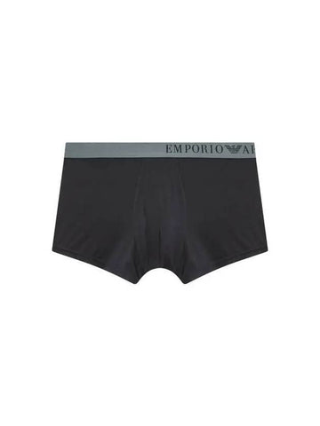 UNDERWEAR Men s Side Logo Banding Soft Drawn Black 270190 - EMPORIO ARMANI - BALAAN 1