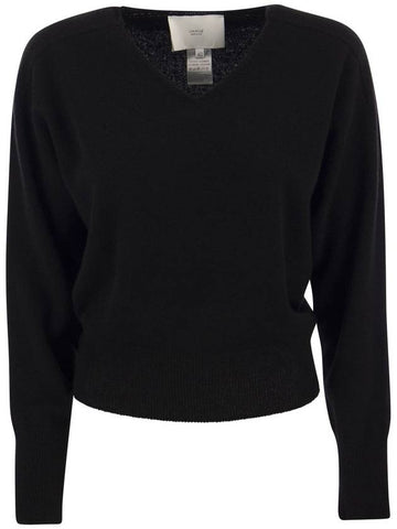 FRANCY - Cashmere V-neck sweater - VANISE - BALAAN 1