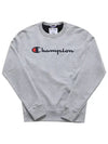 GF88H Y06794 1IC Power Blend Script Graphic Big Logo Brushed Sweatshirt - CHAMPION - BALAAN 1