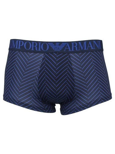 Men's Micro Trunk Briefs Blue - EMPORIO ARMANI - BALAAN 1