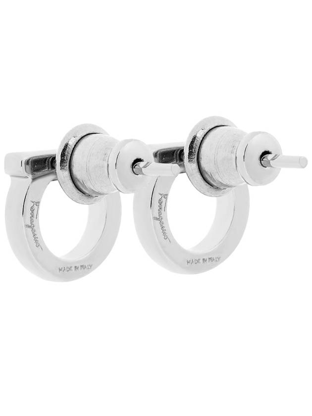 Gancini Earings Silver - SALVATORE FERRAGAMO - BALAAN 5