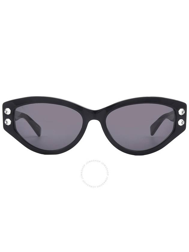 Moschino Grey Cat Eye Ladies Sunglasses MOS109/S 0807/IR 55 - MOSCHINO - BALAAN 1