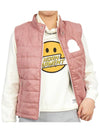 Women's Post Swedish Padded Vest Pink - HORN GARMENT - BALAAN 7