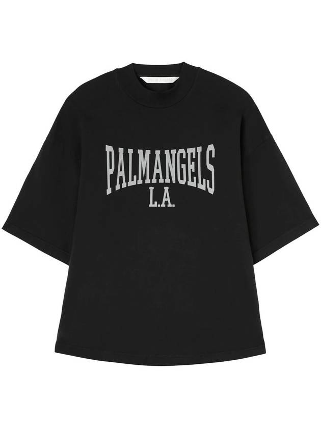 Palm Angels College Loose T-Shirt - PALM ANGELS - BALAAN 1