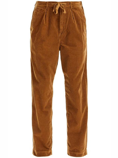 Corduroy Straight Pants Brown - POLO RALPH LAUREN - BALAAN 2