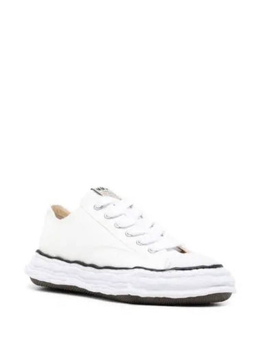 IDomestic shippingI A11FW702 WHITE Peterson OG sole canvas low top sneakers kr 217980 - MIHARA YASUHIRO - BALAAN 1