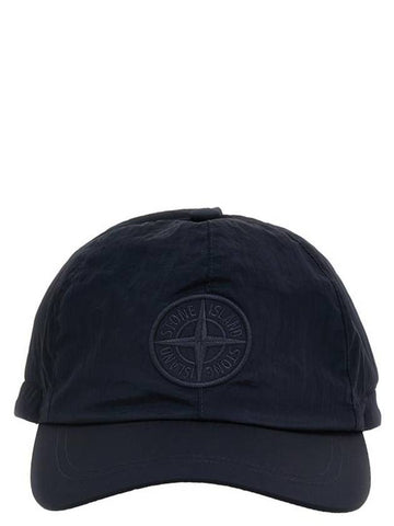 Nylon Logo Ball Cap Navy - STONE ISLAND - BALAAN 1