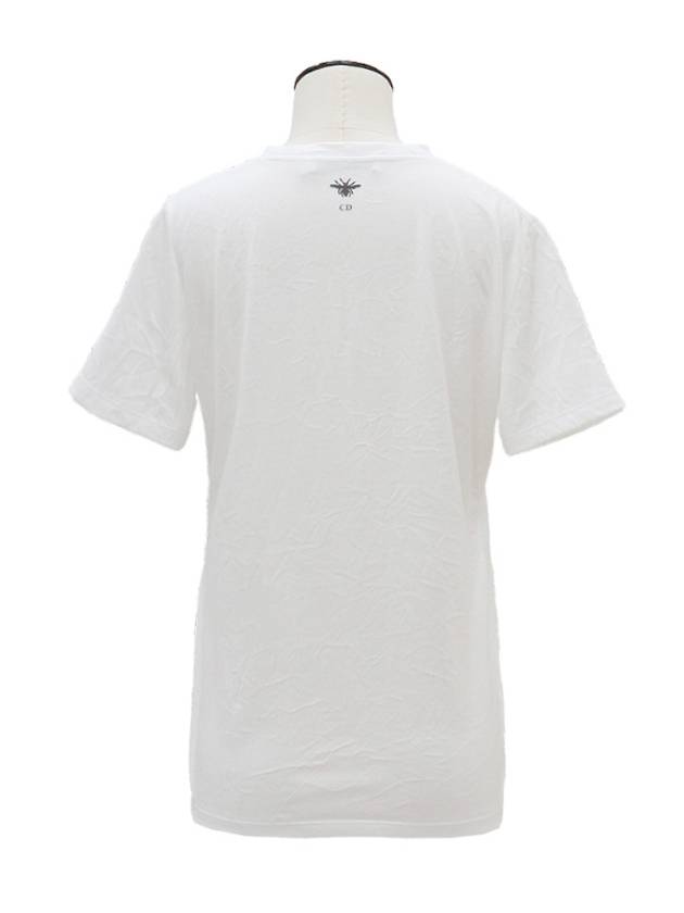 white crinkle t shirt - DIOR - BALAAN 2