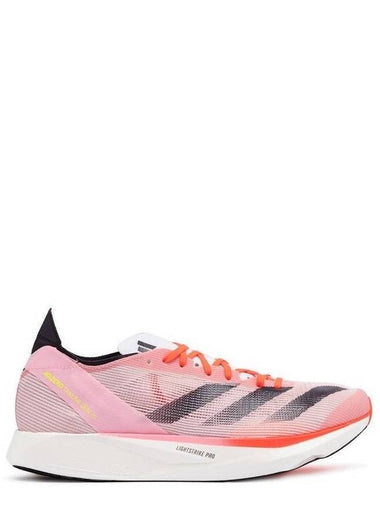 Adizero Takumi Sen 10 Lace-Up Low Top Sneakers Pink - ADIDAS - BALAAN 1