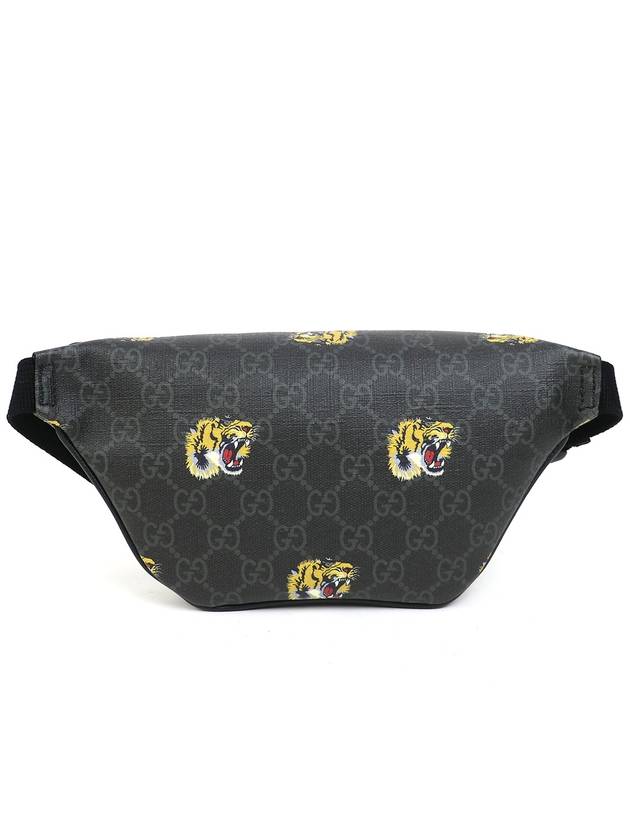 GG Tiger Print Belt Bag Black - GUCCI - BALAAN 4