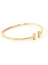 Tiffany Co 18K Rose Gold T Wire Bracelet L - TIFFANY & CO. - BALAAN 3