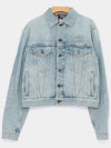 GWB210 14QU F0013 Denim Jacket - MIU MIU - BALAAN 3