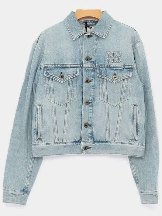 GWB210 14QU F0013 Denim Jacket - MIU MIU - BALAAN 2