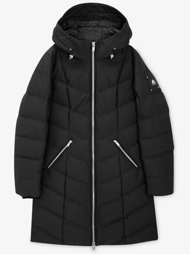 Cloud Logo Padded Parka Black - MOOSE KNUCKLES - BALAAN 3