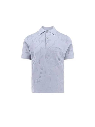 Scritto Cotton Silk Polo Shirt R27KPS65001 32N - BERLUTI - BALAAN 1