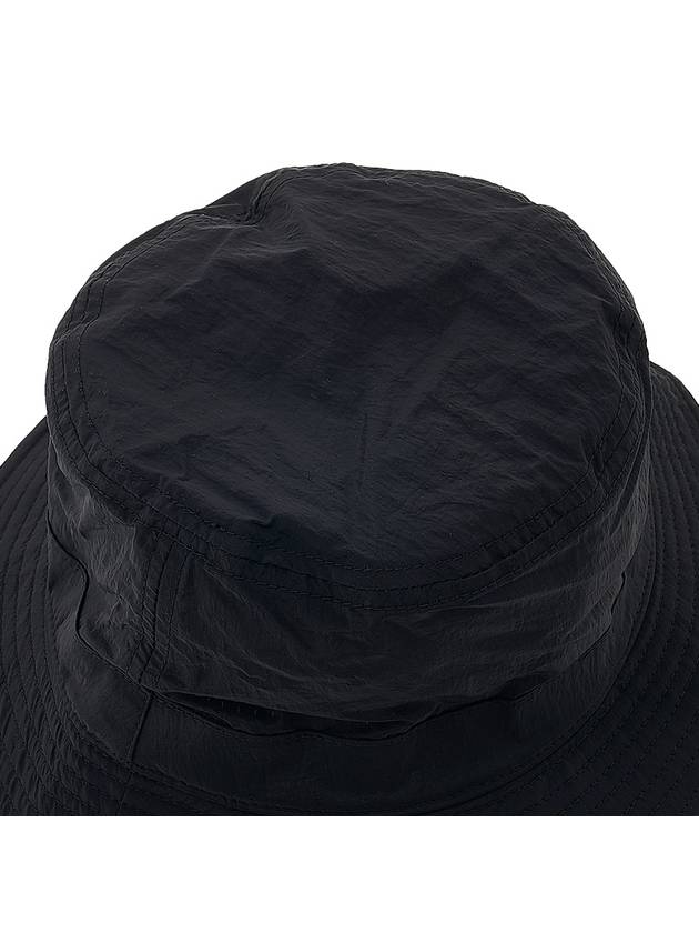 Logo Nylon Bucket Hat Black - STONE ISLAND - BALAAN 9