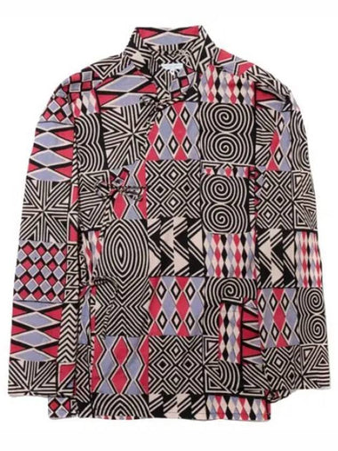 Cotton African Print Tibetan Shirt - ENGINEERED GARMENTS - BALAAN 1