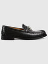 Men's GG Horsebit Leather Loafers Black - GUCCI - BALAAN 1