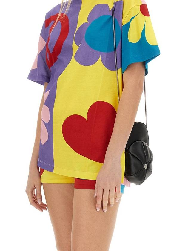 short sleeve t-shirt 07043262 1888 MULTICOLOUR - MOSCHINO - BALAAN 5