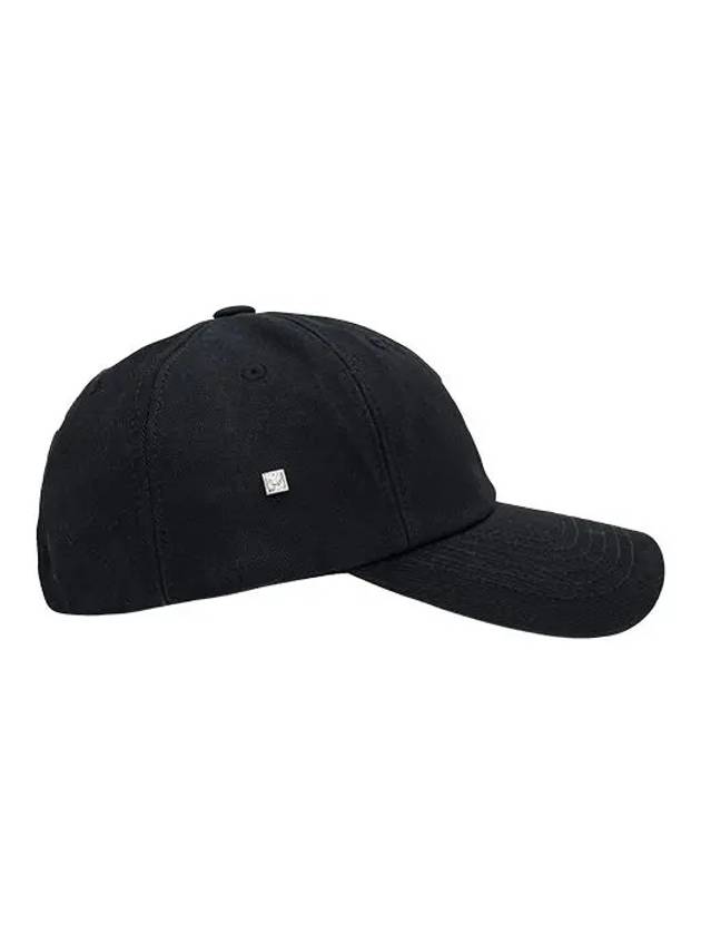 Embroidered Logo Cotton Ball Cap Black - WOOYOUNGMI - BALAAN 7