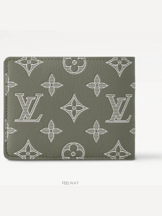 M12500 Monogram Shadow Multiple Wallet Half - LOUIS VUITTON - BALAAN 4