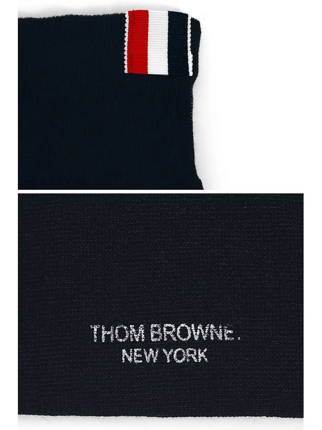 Men's Diagonal Light Weight Midi Socks Navy - THOM BROWNE - BALAAN 4