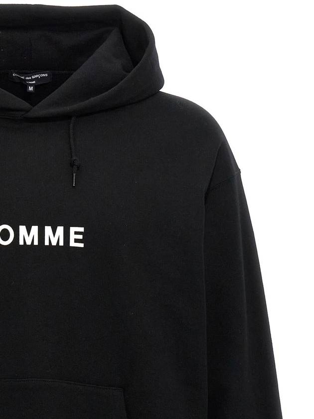 Comme Des Garçons Homme Logo Print Hoodie - COMME DES GARCONS - BALAAN 3