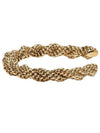 Gold Twist Scoubidou Bracelet - BALMAIN - BALAAN 3