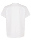 Zafferh Mini Logo Cotton Short Sleeve T-Shirt White - ISABEL MARANT - BALAAN 4